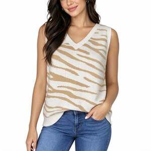 Le Lis Beige Vest Size S
